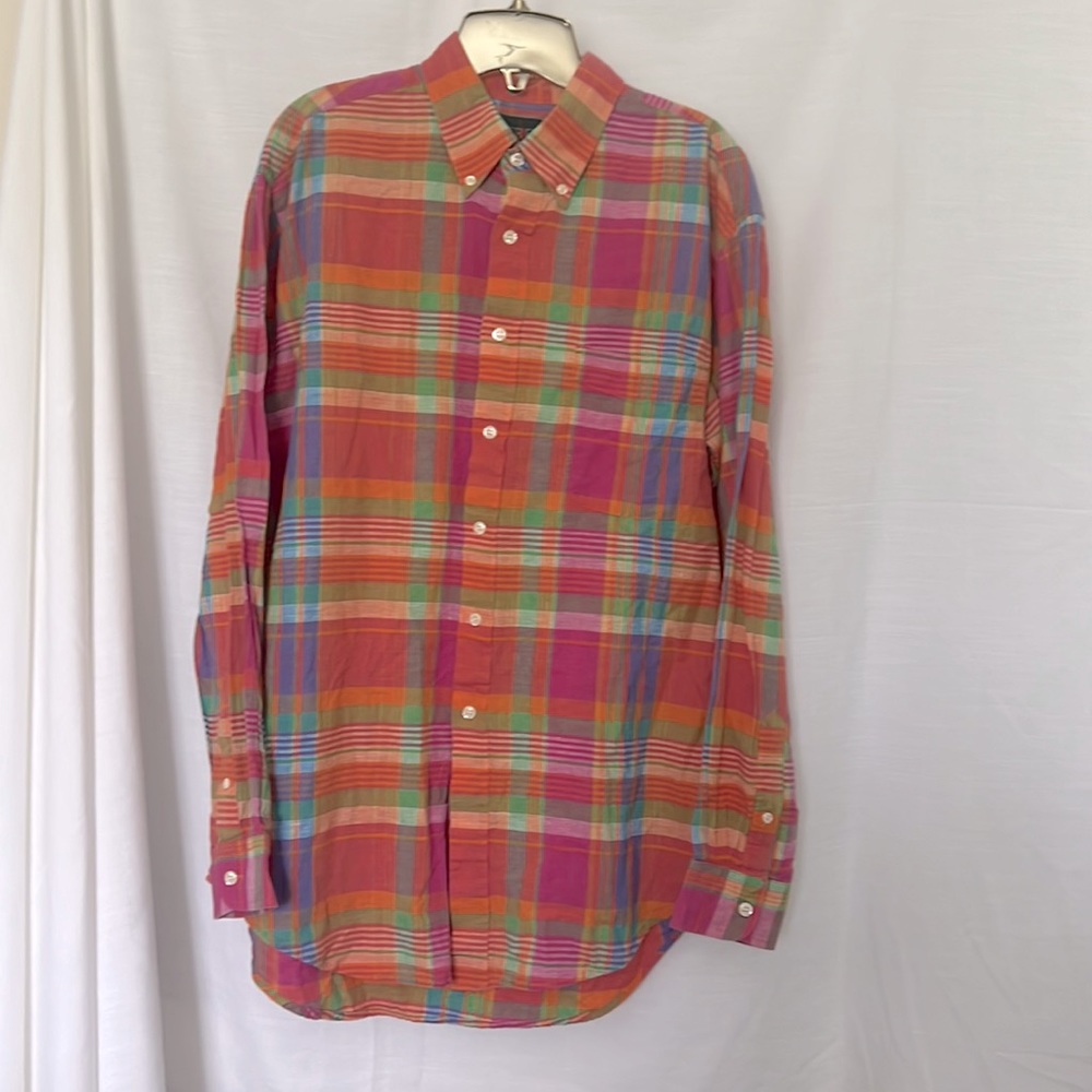 J. Crew Mens plaid button down